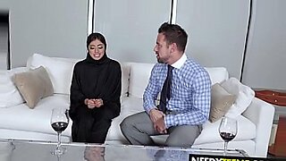 virgin hijab girl fucking alone in room