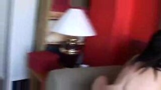 two naked blonde babes on the couch get their wet pussy and ass fucked